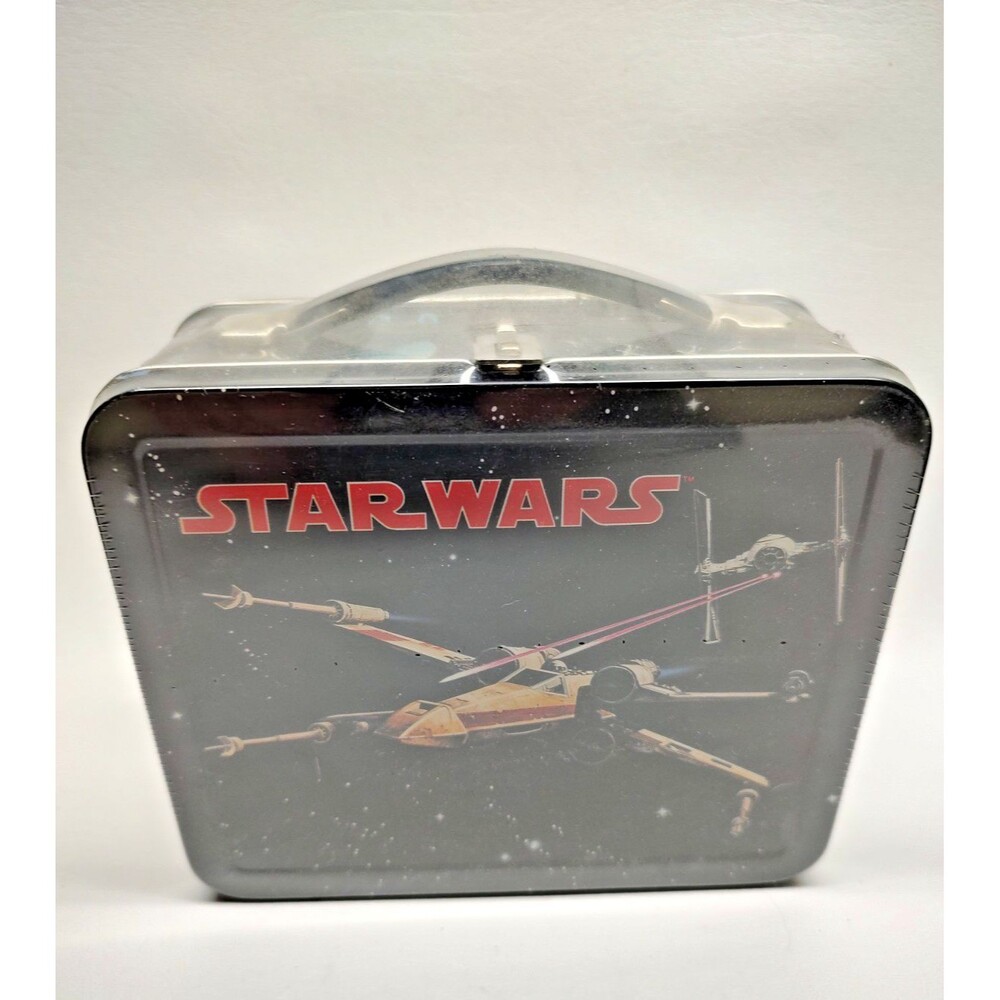 Vintage 1999 Star Wars Hallmark Lunch Box New sealed in Plastic 6" x 5"